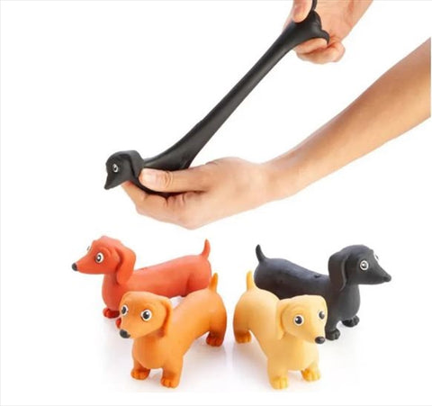 Novelty Stretch Dachshund Sausage Dog Toy (SELECTED AT RANDOM)