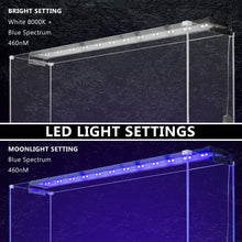 33W Aquarium Blue White LED Light for Tank 120-140cm