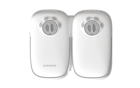 2 Meal Automatic Pet Food Feeder Timer for Dogs, Puppies & Cats